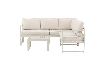 Salvador Corner Sofa Set Beige Beige