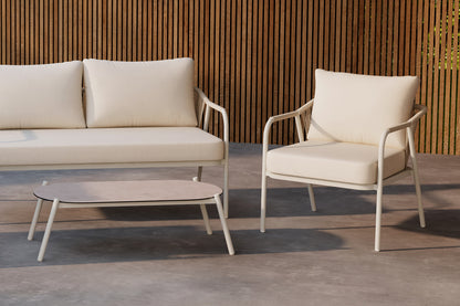 Sicily Lounge Set Beige Beige