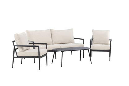 Taromina Lounge Set Black Black