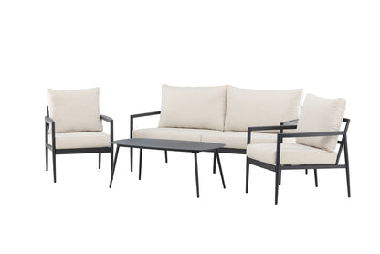 Taromina Lounge Set Black Black