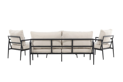 Taromina Lounge Set Black Black