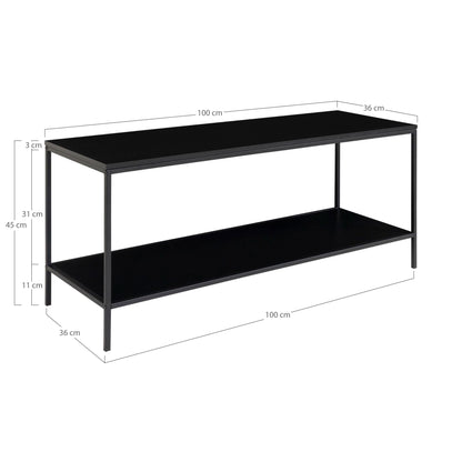 Vita TV-bænk