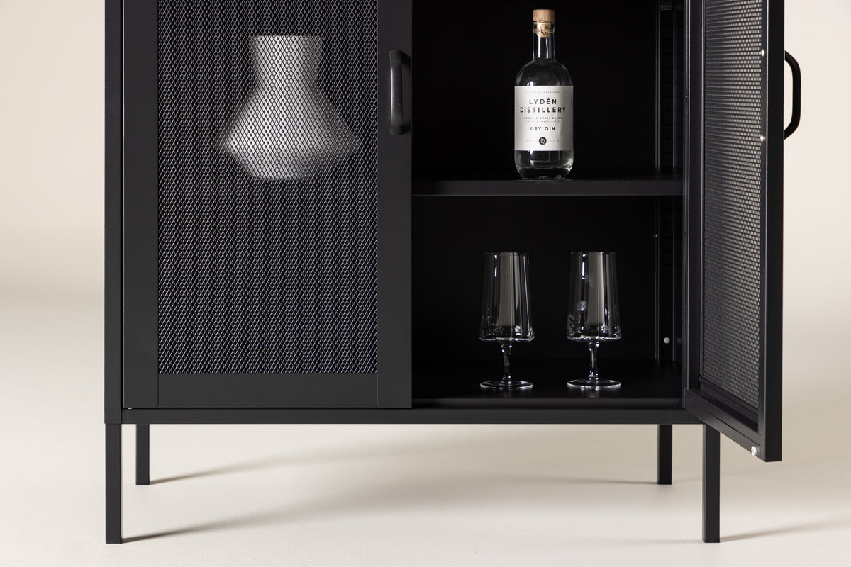 Skab 40 x 101,5 x 80 Sort