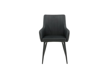 Comfort Spisebordsstol 2-pak Sort