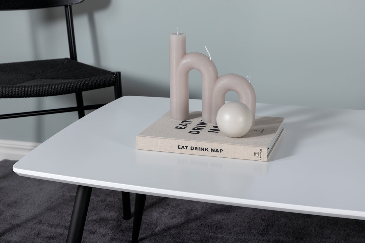 Plaza Sofa Bord 120 x 70 Hvid