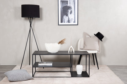 Staal Sofabord 120 x 50 Sort