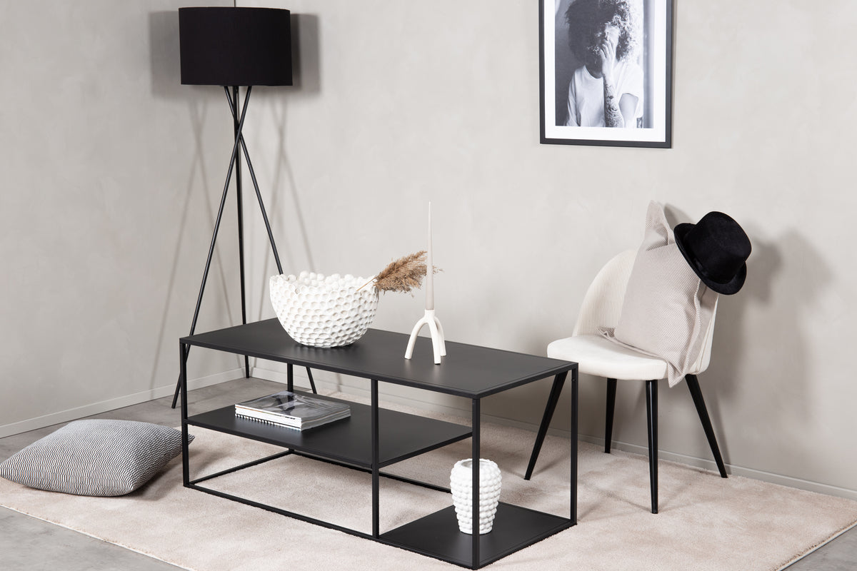 Staal Sofabord 120 x 50 Sort