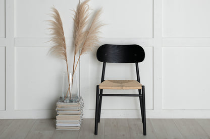 Polly Spisebordsstol 2-pak Sort