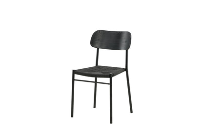 Polly Spisebordsstol 2-pak Sort