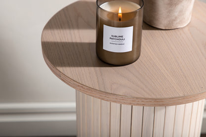 Bianca Side Table ⌀40 Hvidvasket