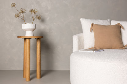 Duxbury Side Table ⌀35 Brun
