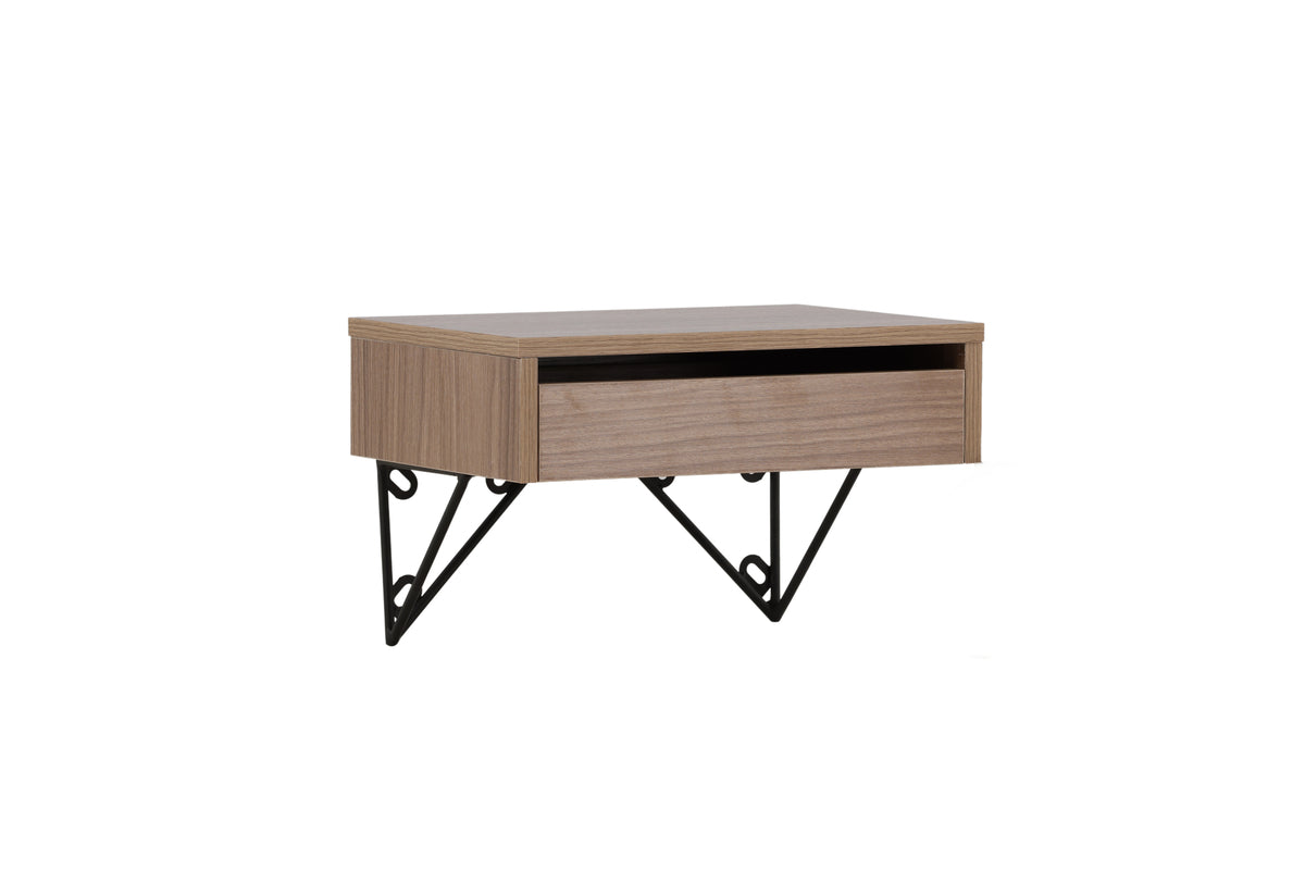 Sidebord 41 x 30 Valnød