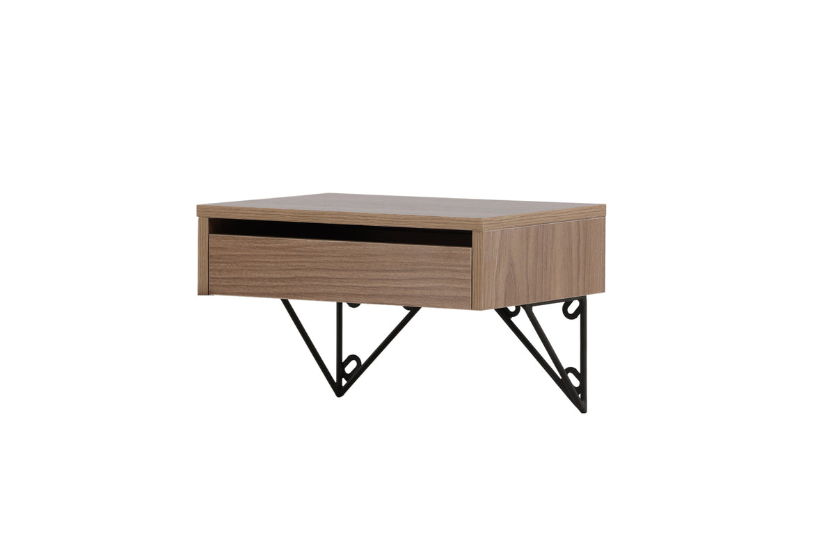 Sidebord 41 x 30 Valnød