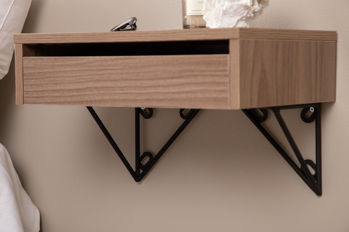 Sidebord 41 x 30 Valnød