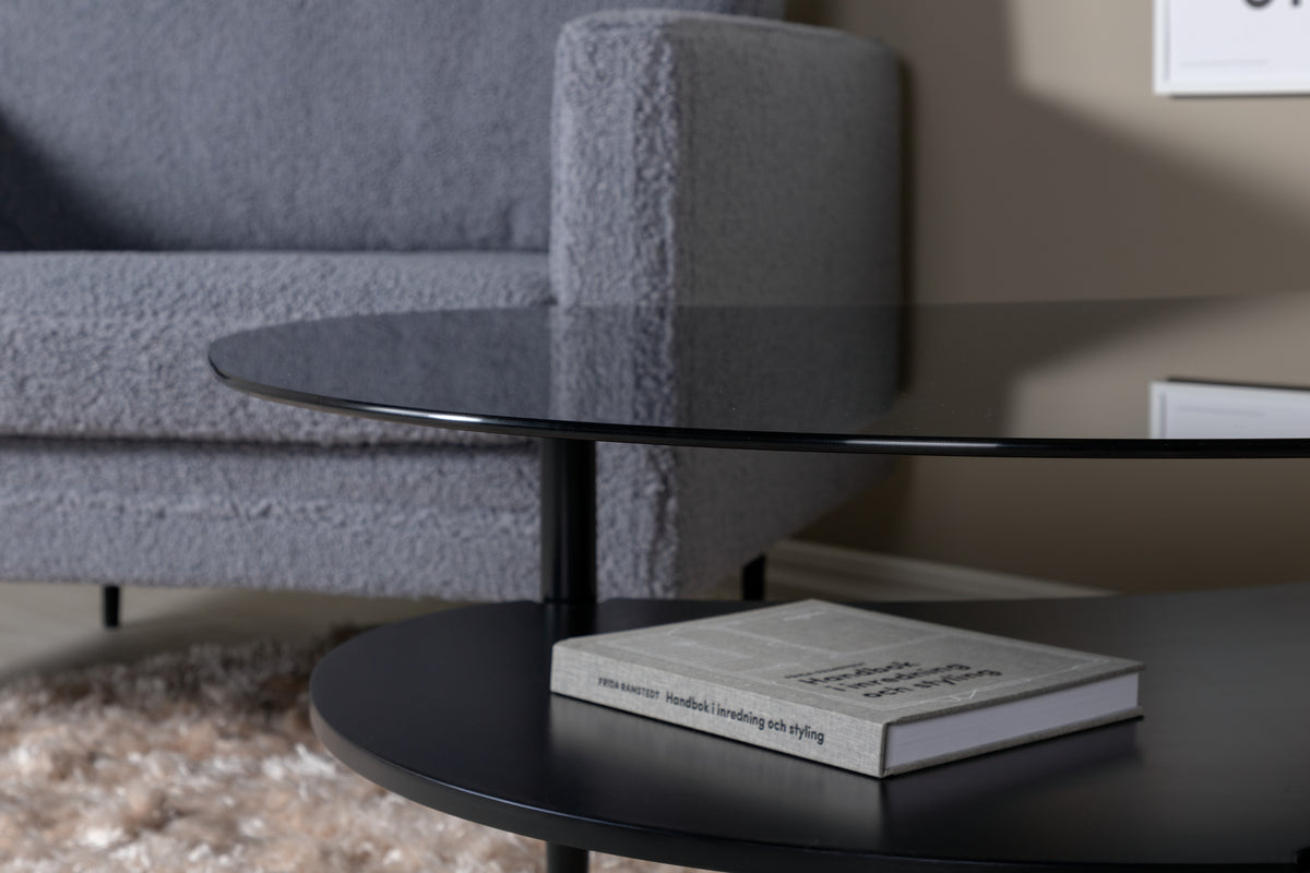 Egg Sofa Bord 101 x 80 Sort
