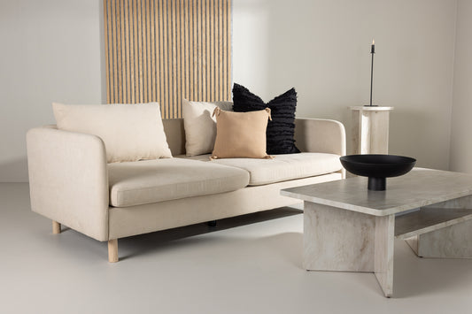 3-personers sofa, beige