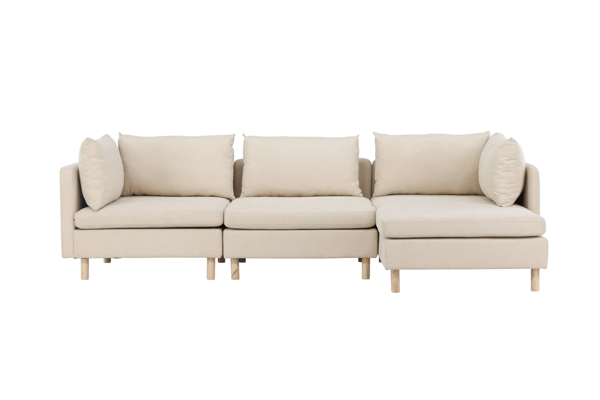 Zero 3-personers Sofa Beige