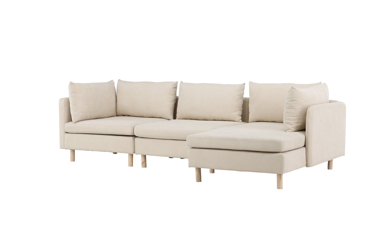 Zero 3-personers Sofa Beige