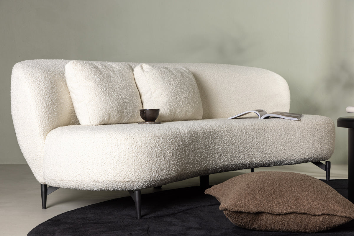 Luna 3-personers Sofa Hvid
