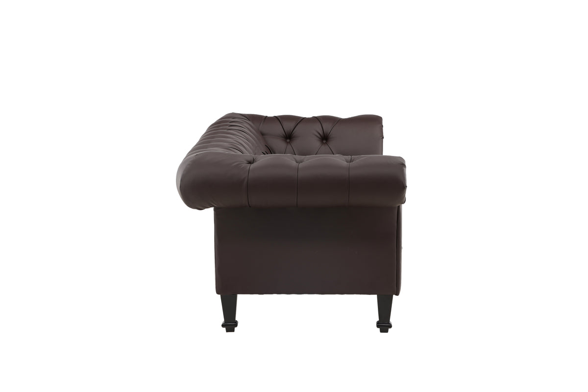 3-personers sofa, brun