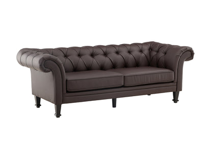 3-personers sofa, brun