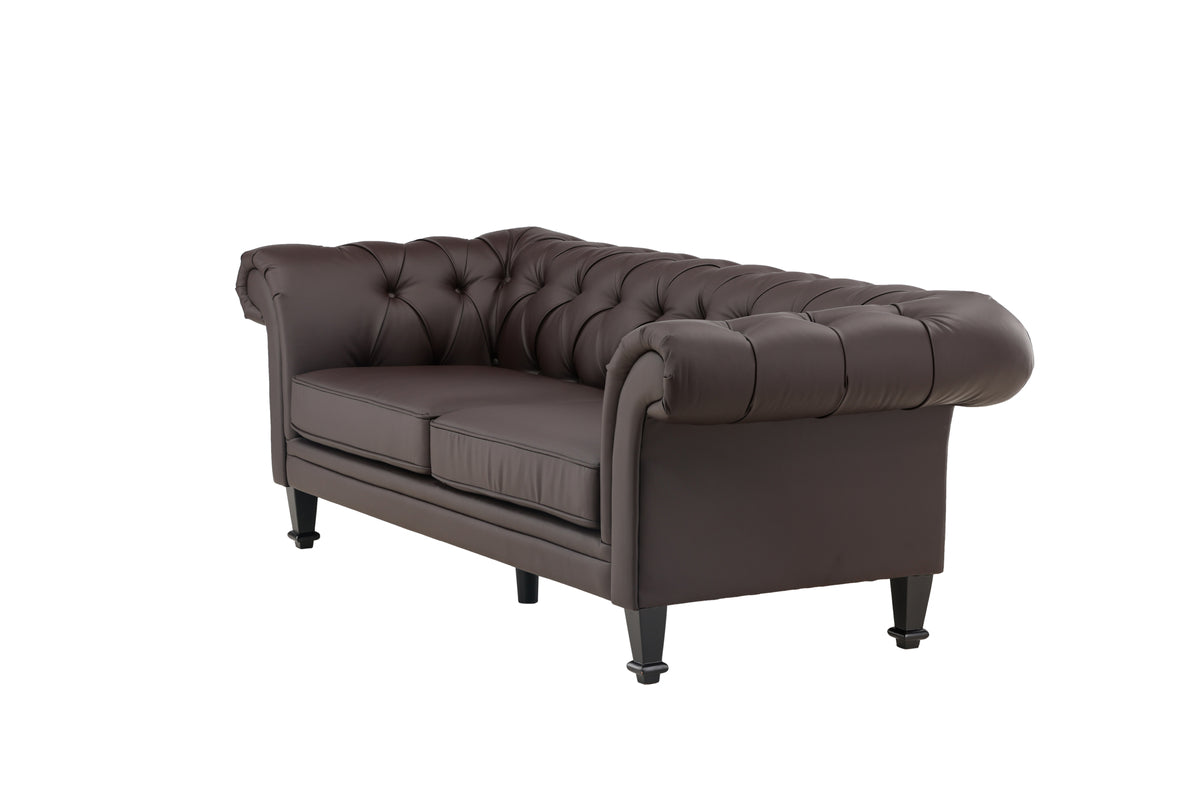 3-personers sofa, brun