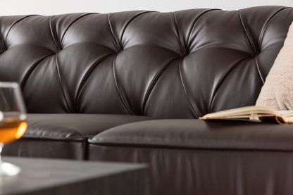 3-personers sofa, brun