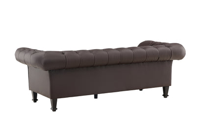 3-personers sofa, brun