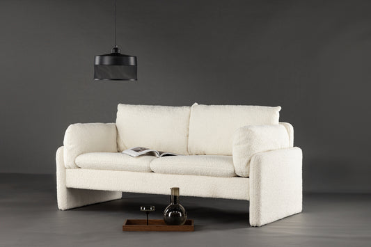 2-personers sofa, hvid