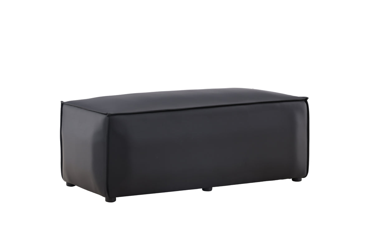 Palermo Puff 119 x 47 x 59 Sort