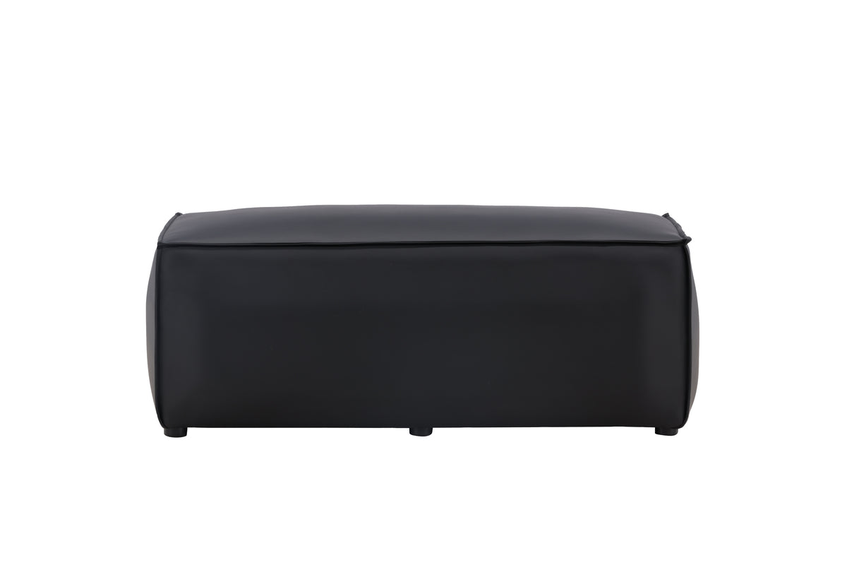 Palermo Puff 119 x 47 x 59 Sort