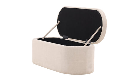 Potenza Ottoman 130 x 47 x 50 Offwhite