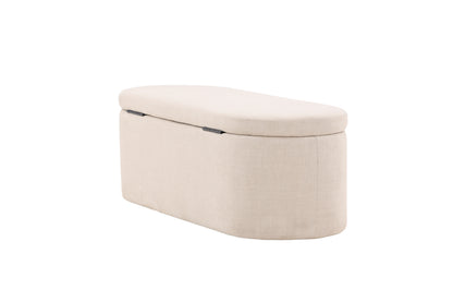 Potenza Ottoman 130 x 47 x 50 Offwhite