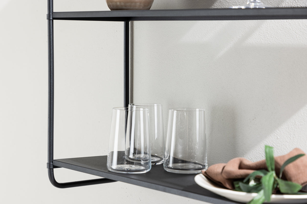 Lyon Hylde 18 x 62 x 63 Sort