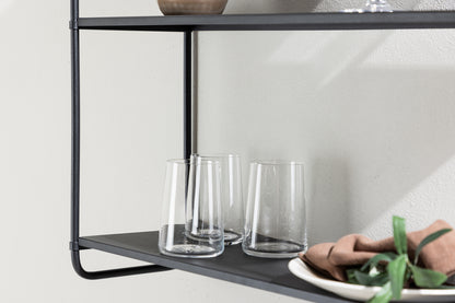 Lyon Hylde 18 x 62 x 63 Sort
