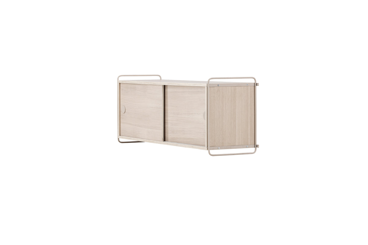 Paris Skab 35 x 122 x 48 Hvidvasket