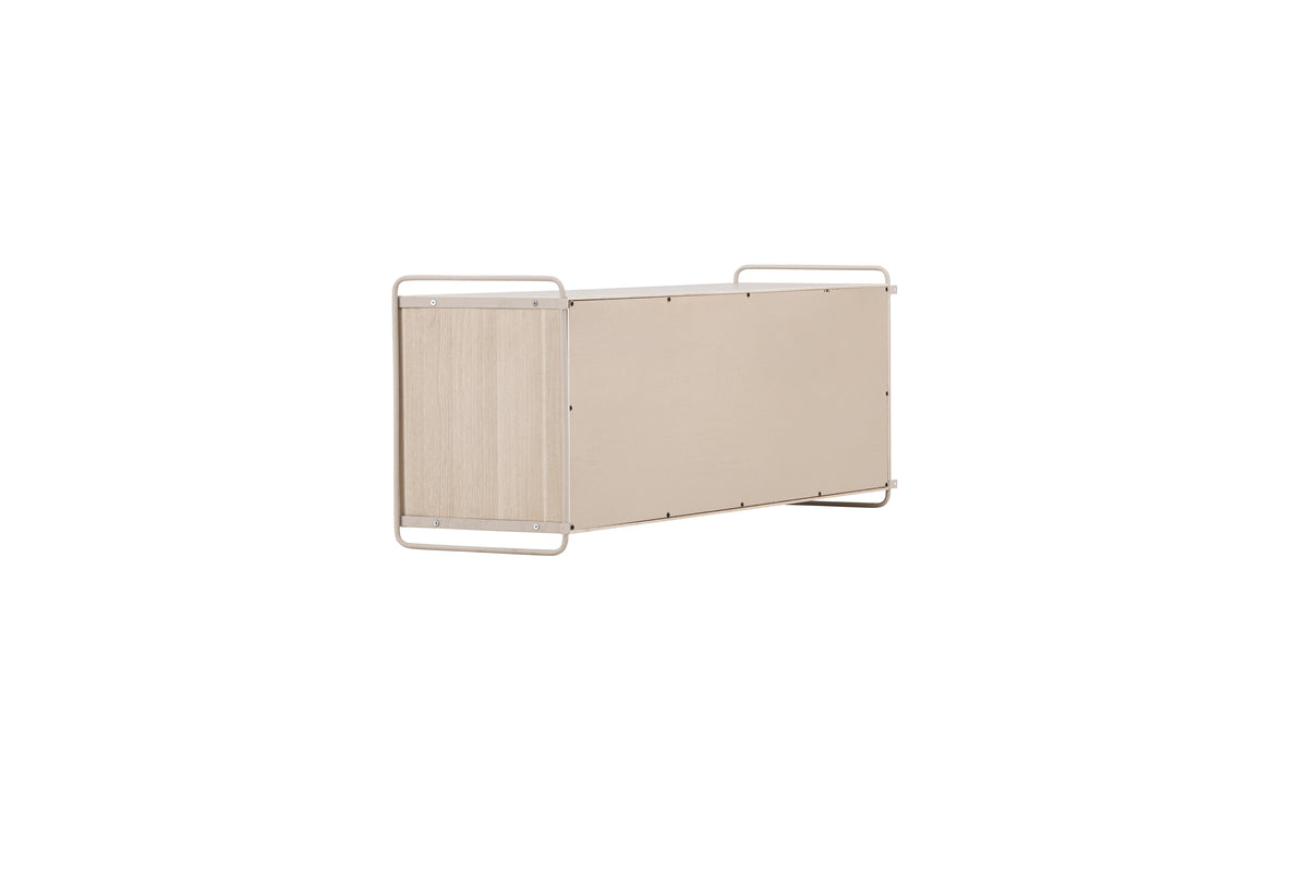 Paris Skab 35 x 122 x 48 Hvidvasket