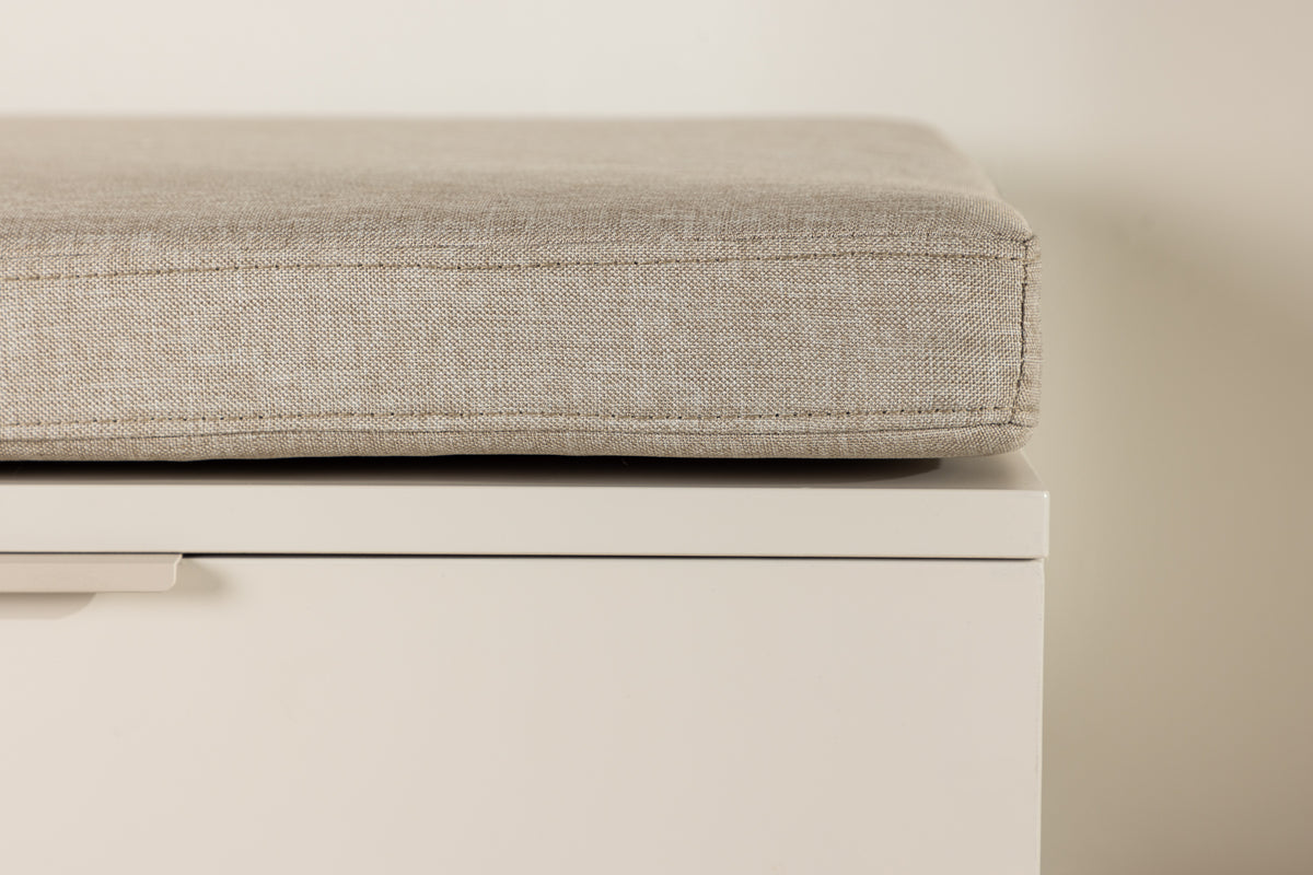 Pude Bænk 60 x 6 x 60 Beige