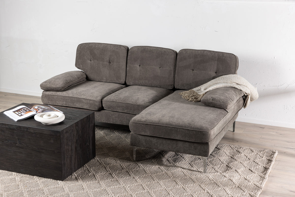 Remis 3-personers Sofa Mørkegrå