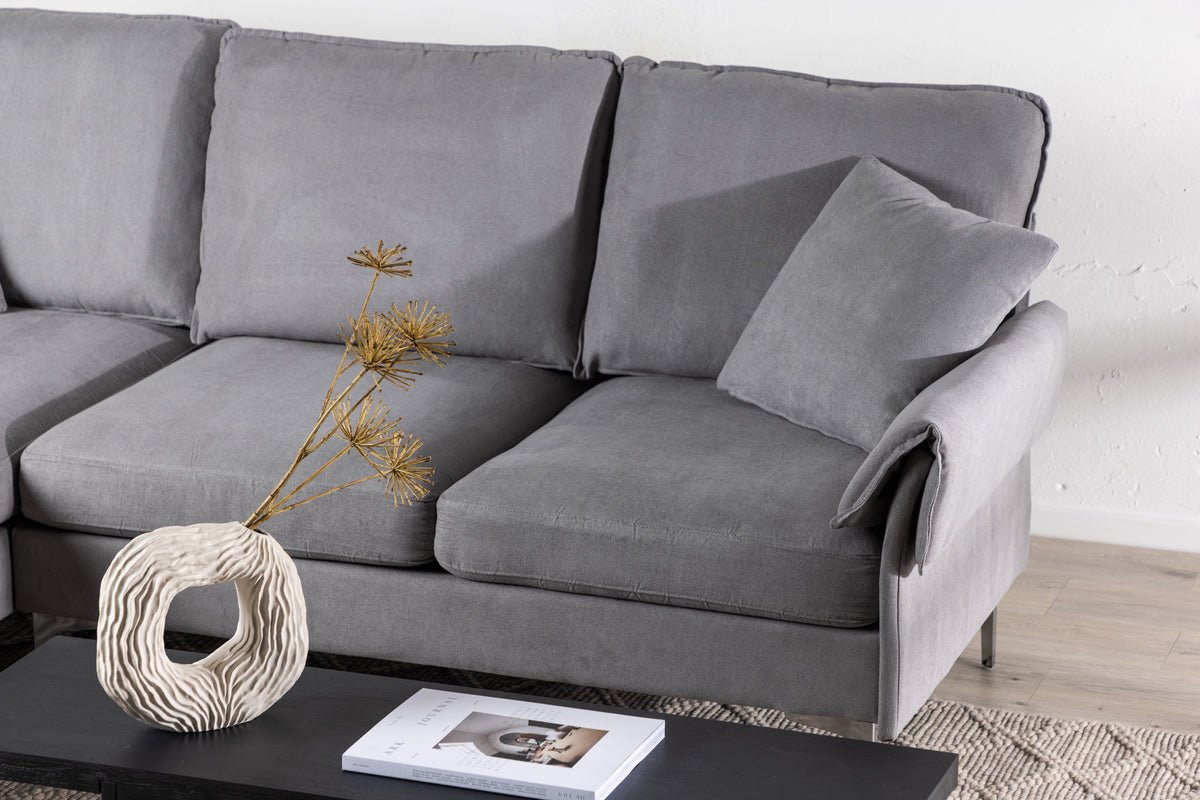 Toulouse 3-personers Sofa Grå