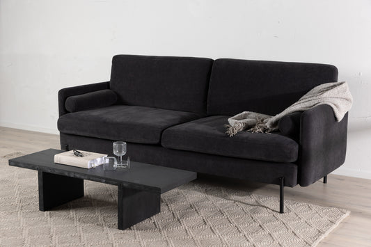 3-personers sofa, mørkegrå