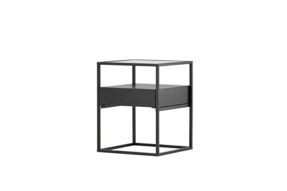 Fortaleza Sidebord 40 x 40 Sort