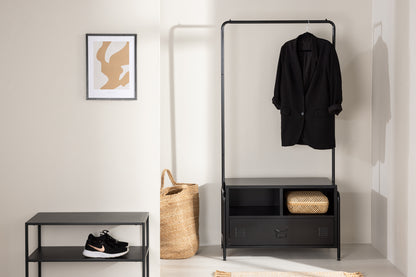 Quito Tøjstativ 40 x 100 x 175 Sort