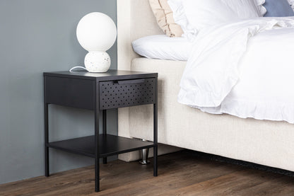 Sacramento Bedside Table 40 x 40 Black