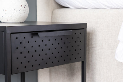 Sacramento Bedside Table 40 x 40 Black