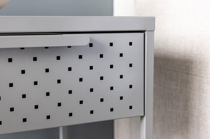 Sacramento Bedside Table 40 x 40 Light Grey