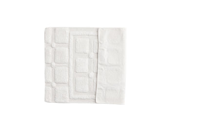 Putte Rectangular Carpet 90 x 60 White