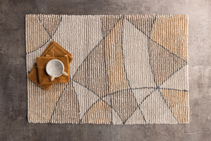 Loui Rectangular Carpet 90 x 60 Ivory