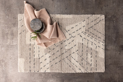Lorentz Rectangular Carpet 90 x 60 Greige