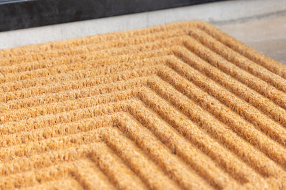 Rektangulært tæppe 75 x 45 Nature